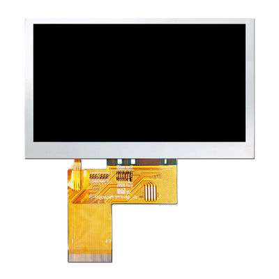 จอแสดงผล TFT LCD ขนาด 4.3 นิ้วที่อ่านได้จากแสงแดด 800x480 พิกเซล TFT-H043A10SVIST6N40